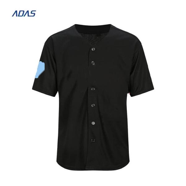 Plain Dyed Softball Baseball Team Wear Uniform Jerseys 260grams Customize