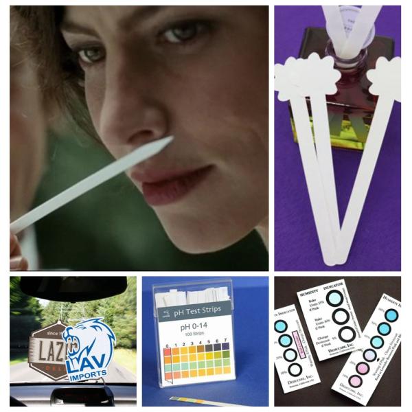 Белая бумага промокашки благоуханием для абсорбции воды прокладки теста духов быстрой