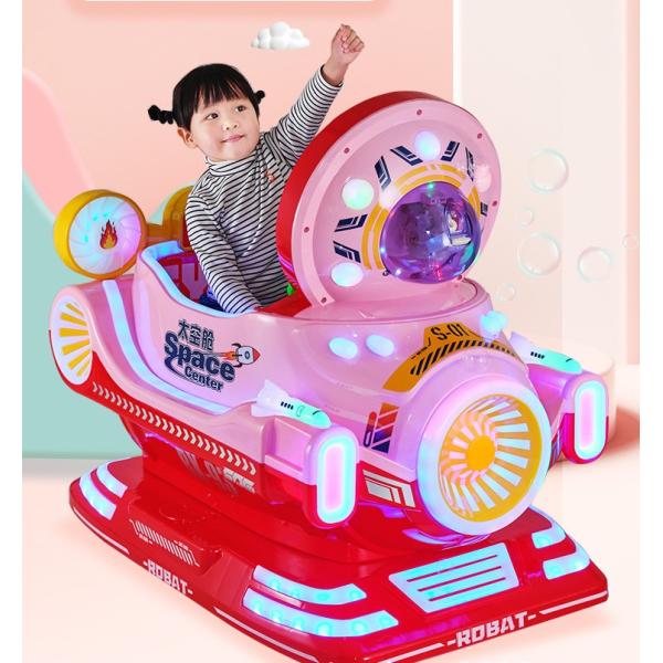 Ride de balanço elétrico infantil Divertimento no Carnaval Rides com imagem e moeda operada