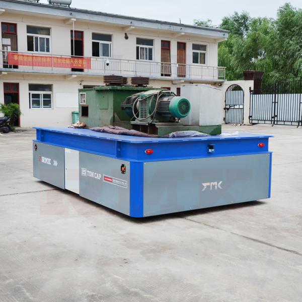 40T Steerable Die Transfer Cart Rubber Wheel Battery Transfer Carriage