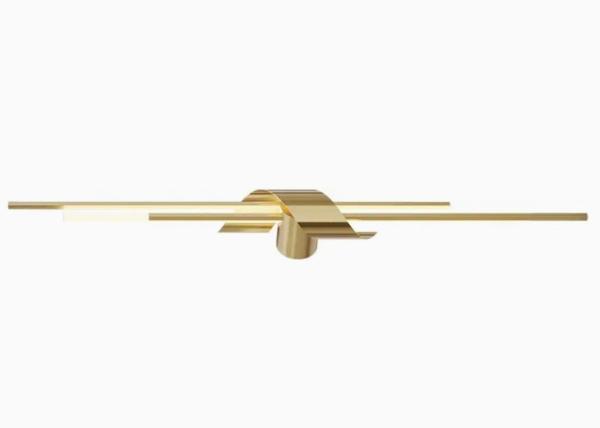 Nordic minimalist light luxury long strip wall lamp simple modern living room TV background wall bedroom bedside mirror grille lamp