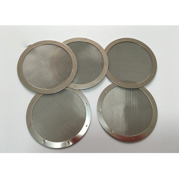 Plain / Twill Weave Round Fine Mesh Filter , Mesh Water Filters Stainless Steel