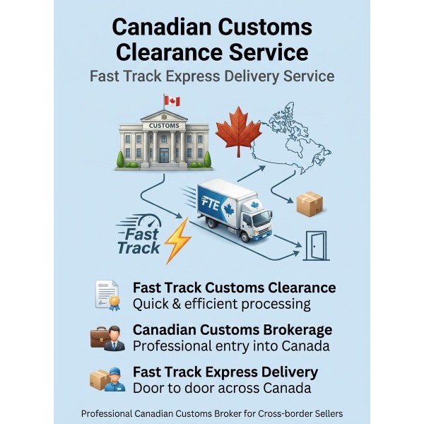 Canadian Customs Clearance Service Fast Track Express Delivery Service