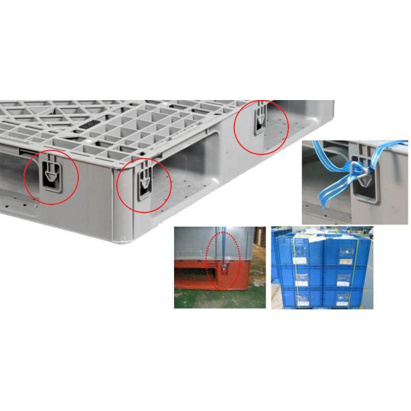 Запрос на 1200*800*135мм пластиковые поддоны от индивидуального цвета статической нагрузки 4 тонны