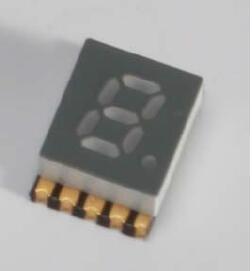 Visor SMD LED de dígito único 0,2 polegadas 5,08 mm tamanho cátodo comum