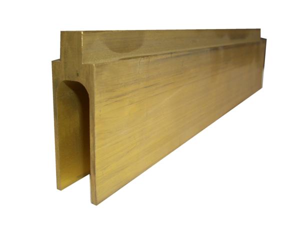 Brass C Channel Sizes Brass Extruding H channel Copper Brass U Channel
