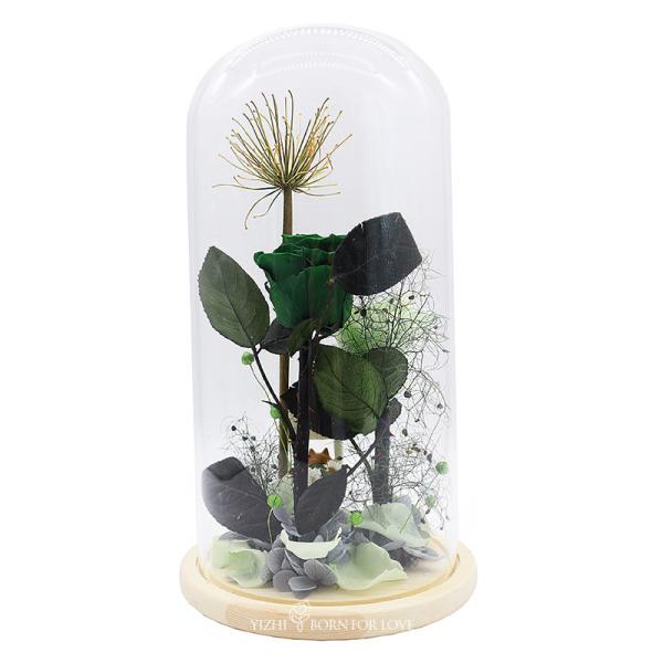 Eternal Roses In Glass Home Cute Decoration Preserved Flower Gift Boxs For  Valentine’S Day