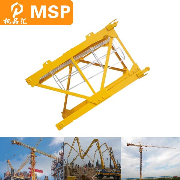 Résistance aux chocs Structure en acier Section du mât de la grue pour les pièces détachées de la grue