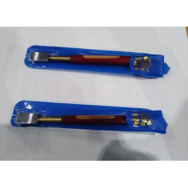 184mm Glass Cutter Diamond Tip , Wood Body Diamond Point Glass Cutter