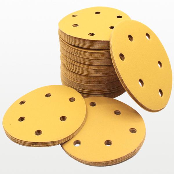 6 отверстий лист шкурки алюминиевой окиси 5 дюймов истирательный для шлифовального прибора пола