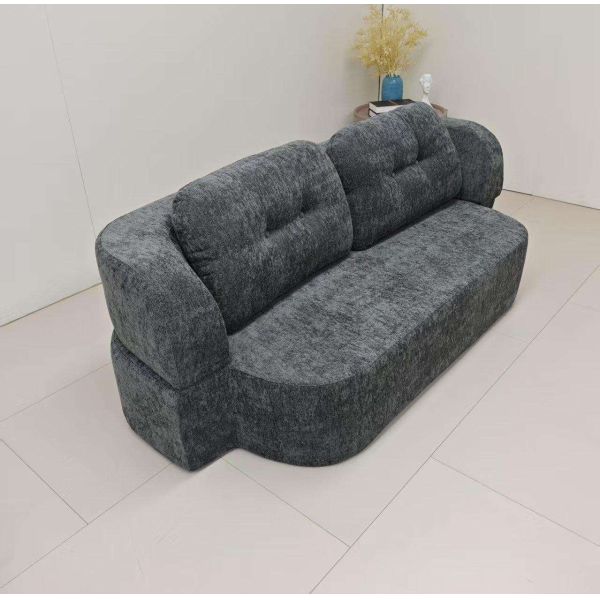 Modern Leisure Modular Frameless Sofa 35D Sponge Tufted Reclining Convertible Folding Compressed Sofa Bed for Villa Living Room