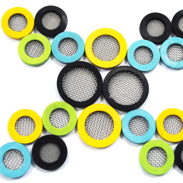 EPDM Washer Hose Filter Screen NBR Rubber Bonding To Metal