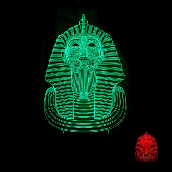 Custom OEM picture logo Sphinx Tourist attraction building 3D night Lights Colorful LED Vision Gift USB Lights
