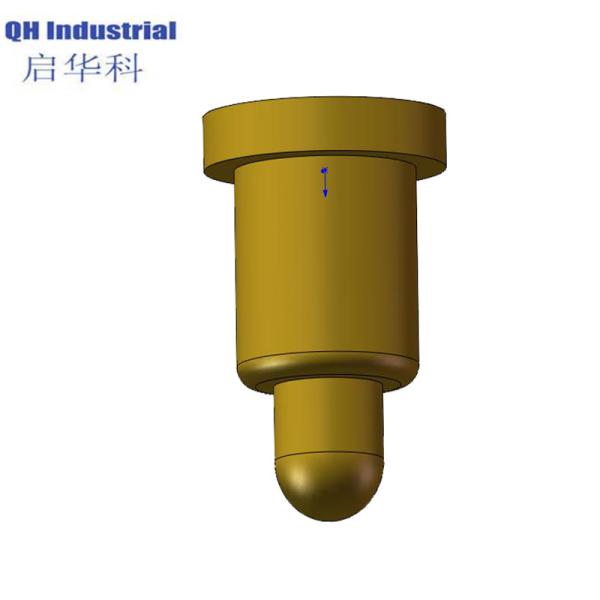 SMT 3.0mm ISO & RoHS REACHed Androvid Tv Box Solder Cup IDI Pogo Pin Swp Spring Telecom Soldered Cup Pogo Pin Flat