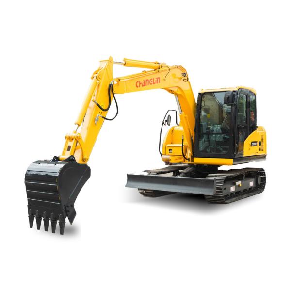 Earth Moving Machine ZG080S Ergonomic Design With Spacious Driving Space