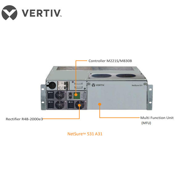 Mobile Communication Vertiv Netsure 531 A31 Integrated 48V DC Power System