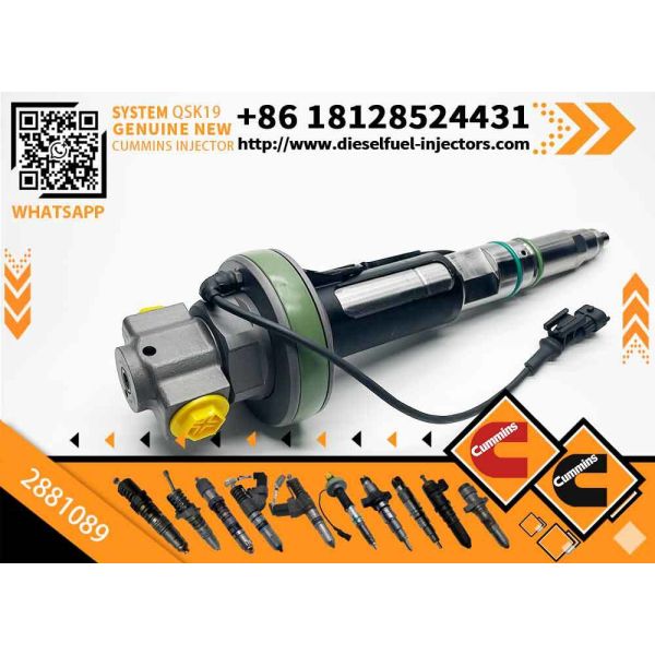 Factory Wholesale of High Quality Components in Stock Diesel Fuel Injectors 2881089 for QSK19 QSK38 Diesel Engine
