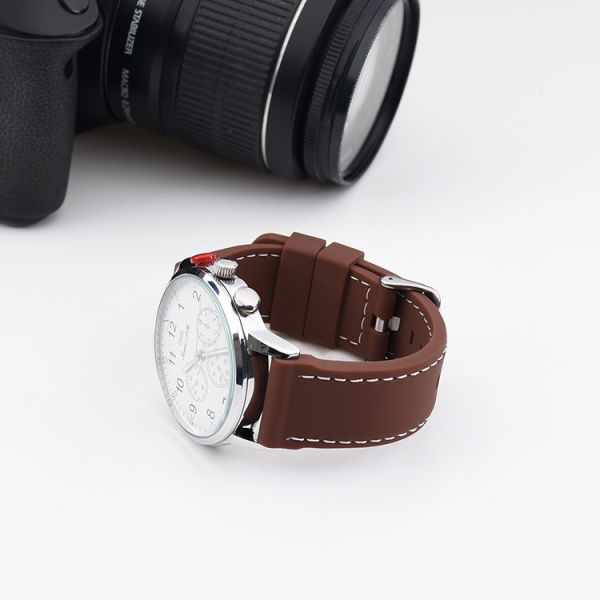 24mm Silicone Rubber Diving Watch Strap  | Customizable logo and color - OEM/ODM wholesale supported