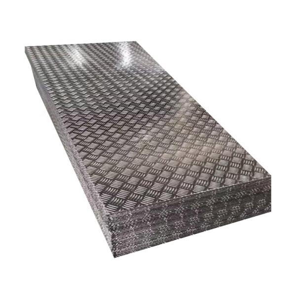 Embossed Checkered Aluminum Sheet 0.5mm Thickness 1050 1060 3003