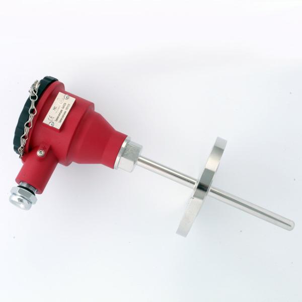 Thread Connection Industrial Temperature Sensor , K E J T PT100 CU50 PT1000 Temperature Sensor