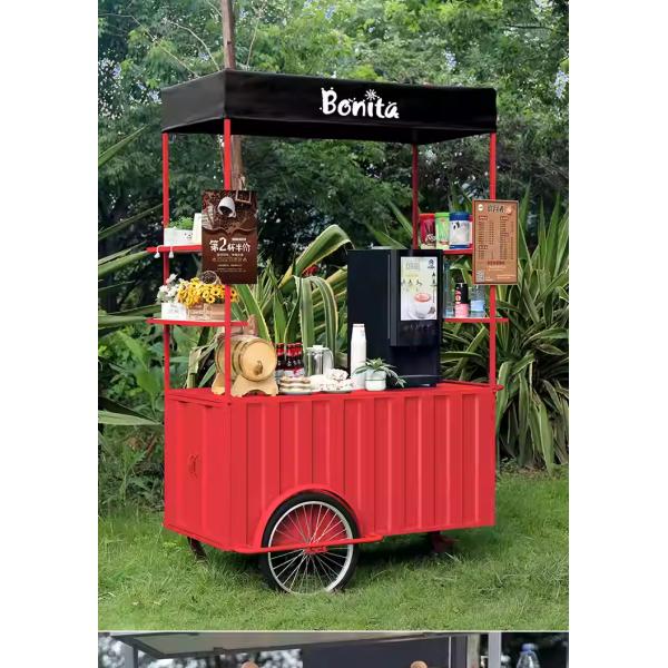 Australia Scooter Food Cart Tricycle with Soybean Material and Compact Size