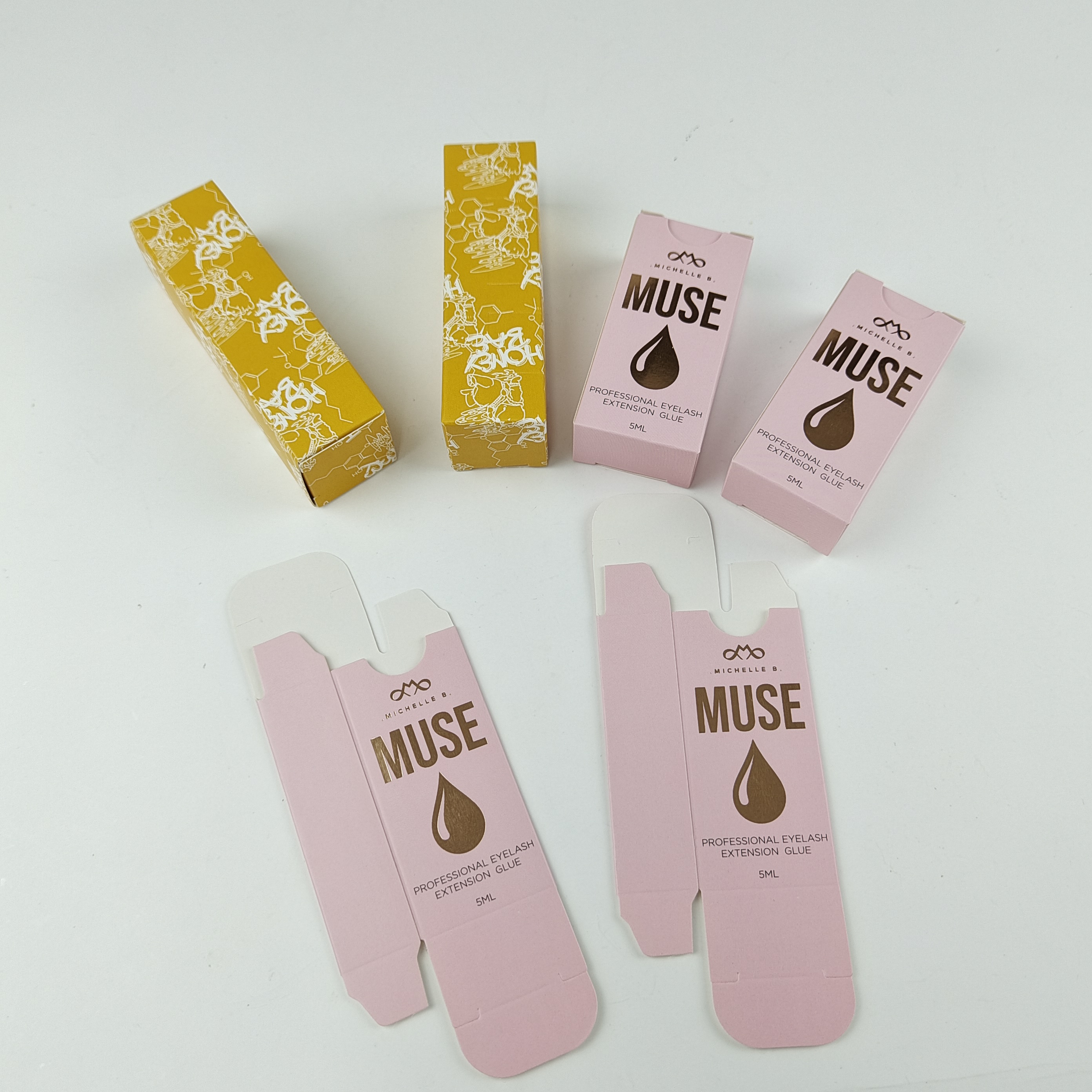 Изготовленные на заказ коробки бумаги картона 15ml 0.5oz Skincare с выбивая логотипом