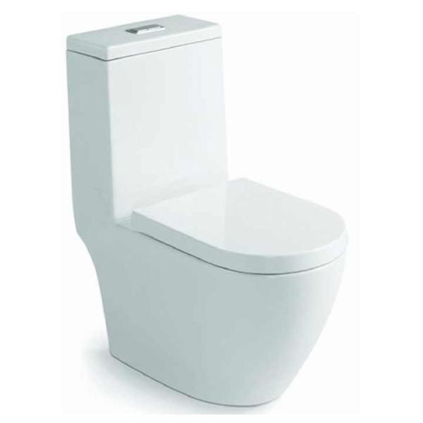 Bathroom Ceramic One Piece Toilet Modern Comfort Height Sanitary Wares