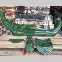 Toiture du temple Toiture bouddhiste Chinese Green Glazed Terracotta Toilettes de toit