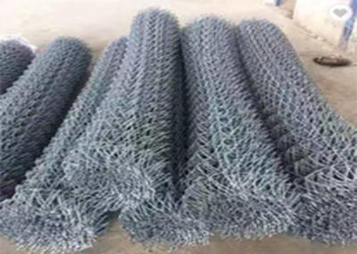 9 Gauge Chain Link Fence Fabric Galvanized Steel For Garden Boundary Wall