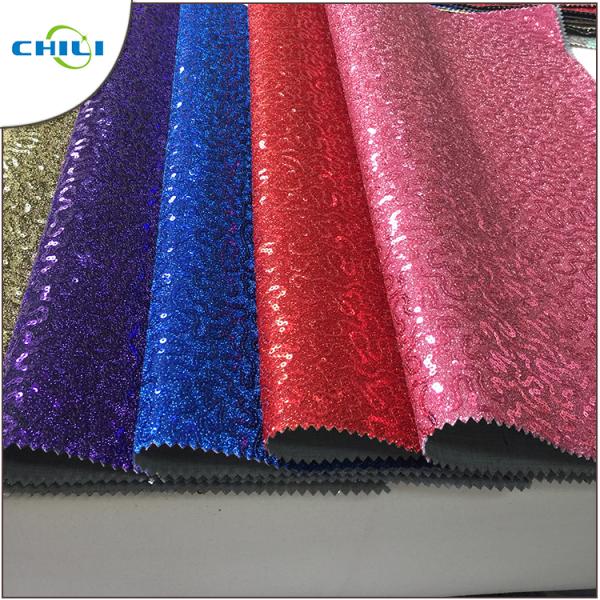 High Quality Glitter Pu Mesh Good Synthetic Leather For Lady Shoes Meter Price