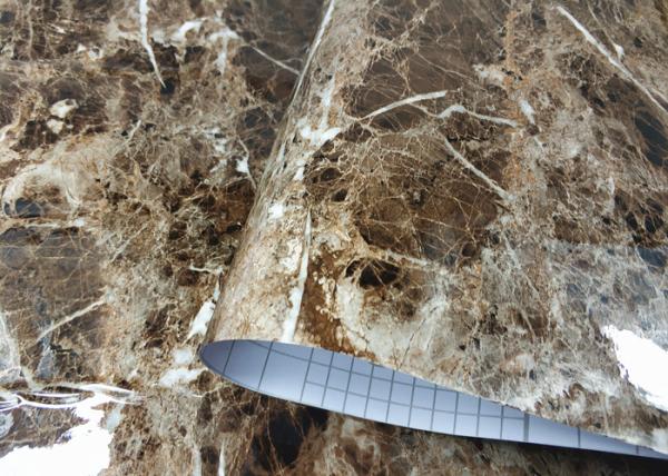 Realistic Wall Marble Paper With Adhesive Backing Interior Roll Size 1.22M*50M