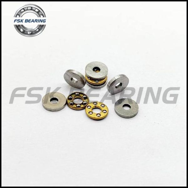 F2-6M 2x6x3mm Thrust Bearing Deep Groove Ball Bearing Stainless Steel Miniature Axial Deep Groove Ball Bearing Steel Miniature Axial