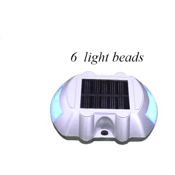 Lâmpadas de doca solar de alumínio branco para doca marinha -20.C~60.C Temporário de funcionamento Lâmpadas de doca solar de 2 pacotes
