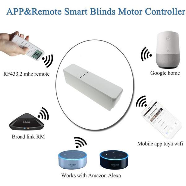 Мотор Alexa Tuya Wifi следов DIY слепой гуглит домашний контроль