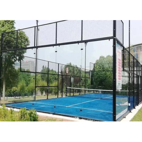 360° Panoramic Padel Court Professional Standard Tempered Glass For Indoor Outdoor