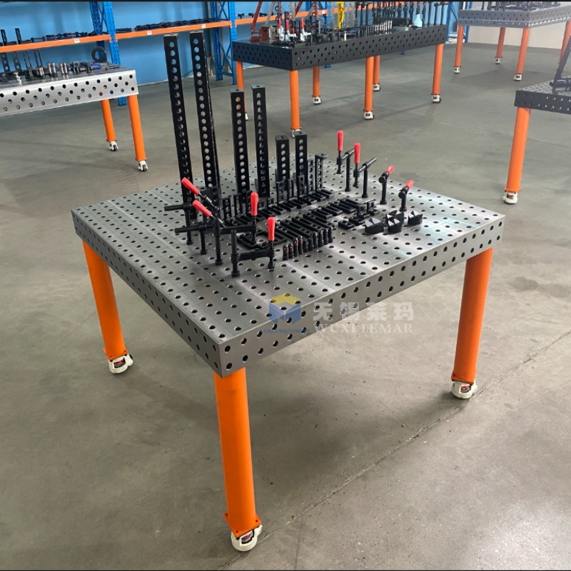 D16 Precision Modular Welding Table for Automotive Part Fabrication and Assembly
