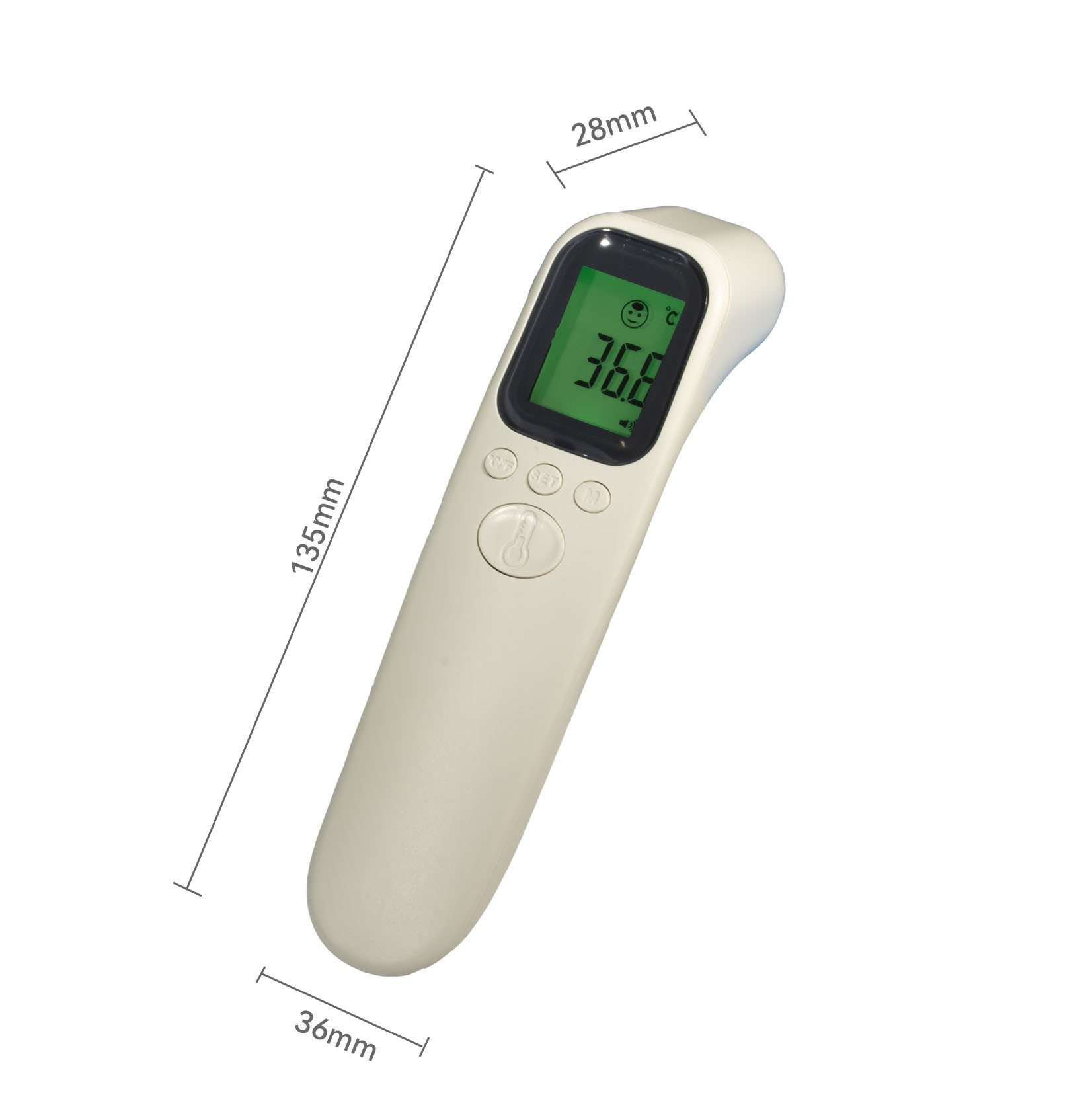Small Electronic Baby Forehead Thermometer Non Contact 3-5cm With Stable And Accurate Sensors
