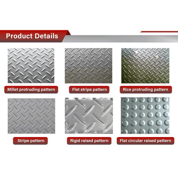 Hot Selling Anti-Slip DX51D Zinc Coated Galvanized Pattern Steel Plate JIS AISI ASTM GB EN Special Industry Cutting Sheets