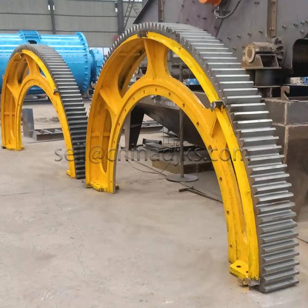 Серия 4000kW шестерни распорки блоков шестерни роторной печи промышленная для горнодобывающей промышленности