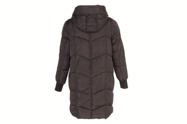 Ladies Long Line Heavy Coats With Hood/ Woman'S Wholesale Big Jacket / Cheap Coats