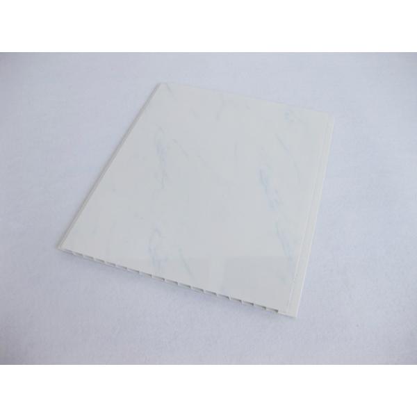 Decorative White Waterproof UPVC Wall Panels For Bathroom 250*8mm