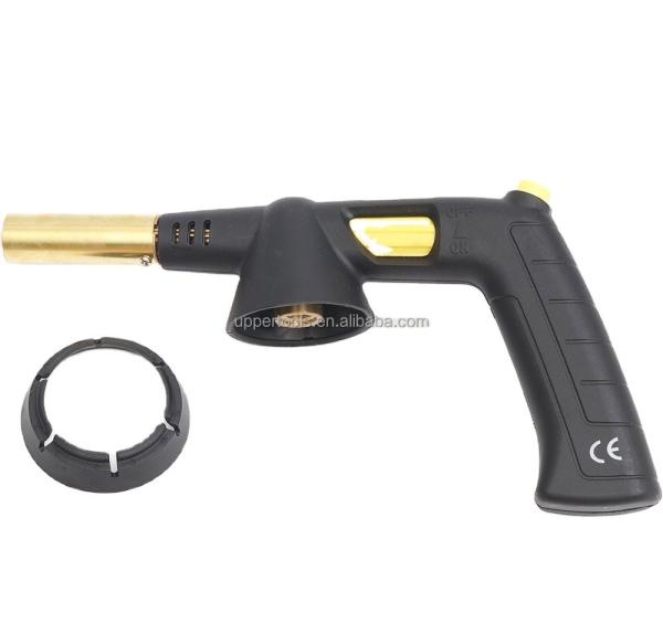 Electronic Ignition Butane Gas Torch for Camping and BBQ Portable Flame Gun