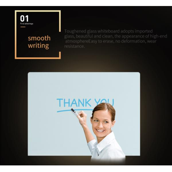 Eco Collapsible Drawing Board , Magnetic Glass Whiteboard Unique Design