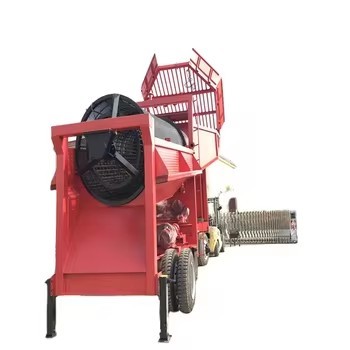 200tph Capacity Portable Gold Trommel Wash Plant with 28m Head and 20'GP Container for Precise Gold Recovery