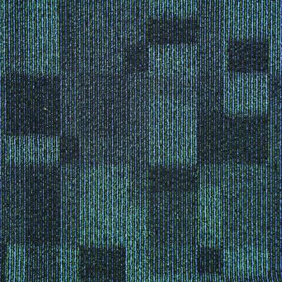 3 - 4mm Pile Height Office Carpet Tiles Tufted Multi - Level Loop Pile Construction