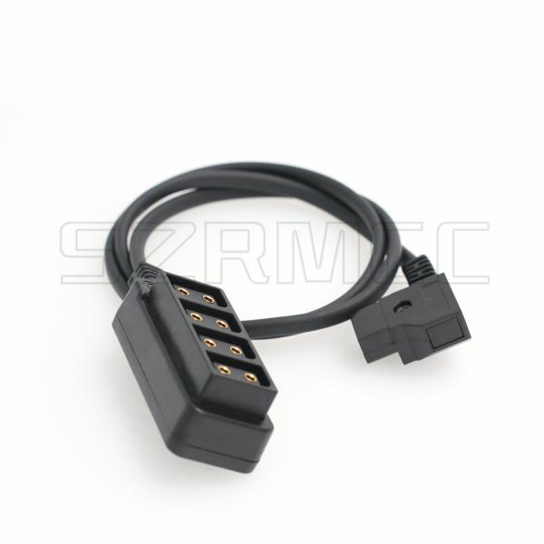 D-tap Male to 4 Port D-tap Female Hub Splitter Power Cable for Anton Bauer V-Mount Battery Dtap