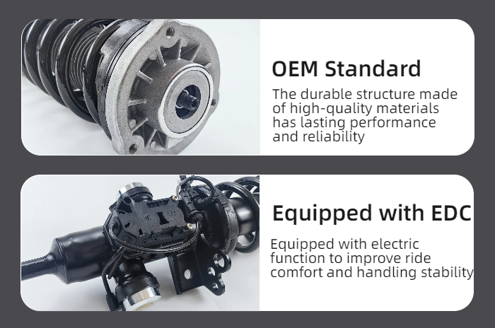 New Desigh Air Suspension Shock Strut For BMW 7-Series F01 02 w/EDC Front 37116863115