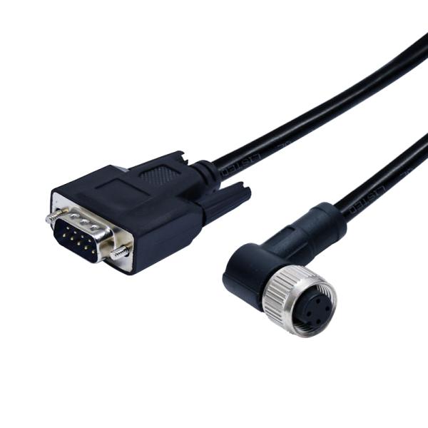 M12 to D-Sub Waterproof Connector IP68 DB9 DB15 DB25 DB37