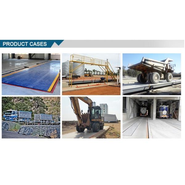 Báscula para camiones electrónica industrial de acero Q235B de 3*10 m y 50 toneladas