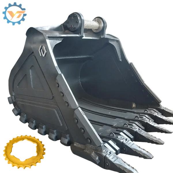 Peças de escavadeira Soldadura Tamanho padrão Balde de escavação para peças de reposição de escavadeira KOBELCO